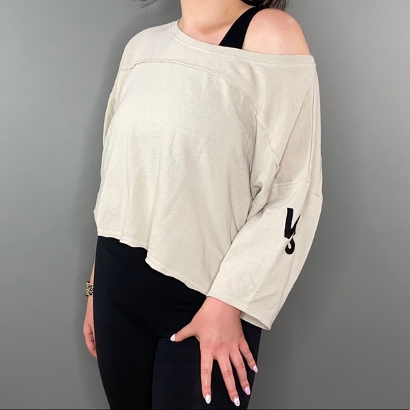 Victoria's Secret Tops - Victoria’s Secret Cropped Shirt Size L